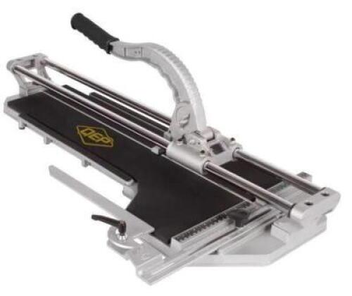 DESCRIPTION: (1) PROFESSIONAL TILE CUTTER BRAND/MODEL: QEP/10600BR INFORMATION: ADJUSTABLE 4-DIFFERENT HEIGHTS/CUTS THROUGH: CERAMIC & PORCELAIN RETAI