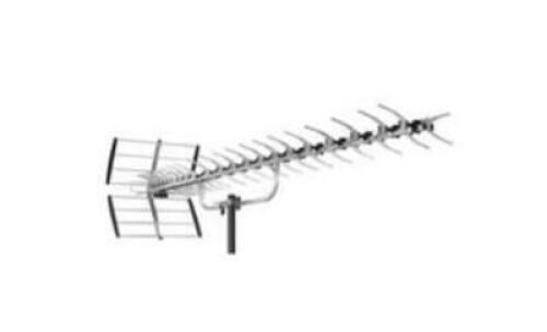 DESCRIPTION: (1) YAGI ANTENNA BRAND/MODEL: STELLAR-LABS/30-2370 INFORMATION: LONG RANGE/470-826MHZ/16DB RETAIL$: 43.21 SIZE: 87.7"LENGTH QTY: 1