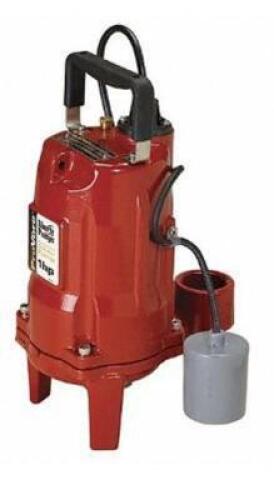 DESCRIPTION: (1) GRINDER PUMP BRAND/MODEL: LIBERTY PUMPS/PRG101A INFORMATION: HP: 1/SILICONE CARBIDE/MAX HEAD: 50' RETAIL$: 1,333.58 SIZE: 11"BODY DIA