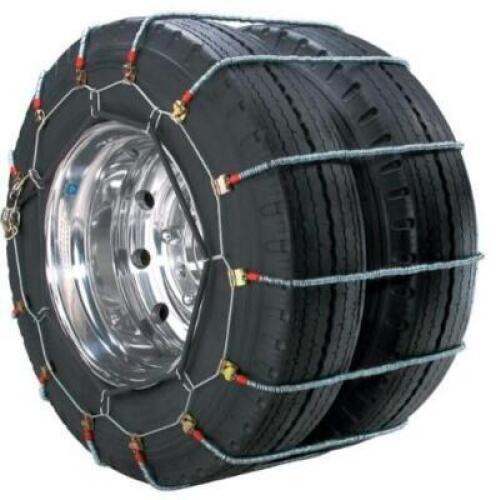 DESCRIPTION: (2) ALLOY RADIAL TIRE TRACTION CHAIN BRAND/MODEL: SECURITY CHAIN/TA3947 INFORMATION: DO NOT EXCEED: 30 MPH RETAIL$: 300.00 EACH SIZE: FIT