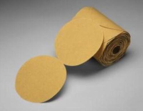 DESCRIPTION: (6) PAPER DISC ROLL INFORMATION: GRIT: P80/MEDIUM GRADE/GOLD RETAIL$: 49.37 EACH SIZE: 3 1/2" DIA QTY: 6