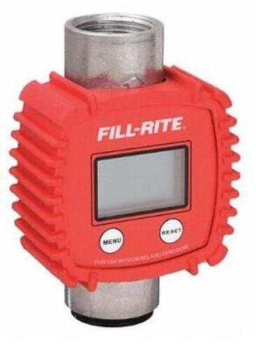 DESCRIPTION: (1) ELECTRONIC FLOWMETER BRAND/MODEL: FILL-RITE/FR1118A10 INFORMATION: ALUMINUM/3 TO 26 GPM/MAX PRESSURE: 50 PSI RETAIL$: 106.00 SIZE: 3"