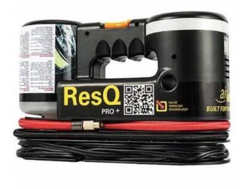 DESCRIPTION: (1) TIRE REPAIR AIR COMPRESSOR KIT BRAND/MODEL: AIRMAN/71-063 INFORMATION: SEALANT/BLACK/RANGE: 0 TO 55 PSI RETAIL$: 96.24 SIZE: 10"W X 6