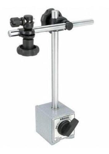 DESCRIPTION: (1) INDICATOR HOLDER BRAND/MODEL: MITUTOYO/7010S INFORMATION: MAGNETIC-BASE/HOLDING POWER: 600N RETAIL$: 140.14 SIZE: 232 MM MAX REACH QT