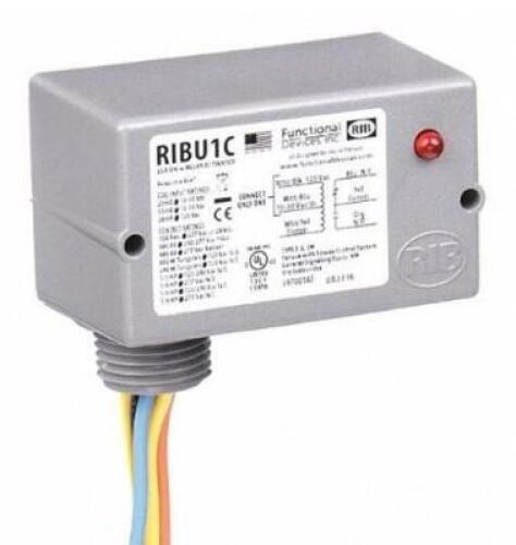 DESCRIPTION: (5) PREWIRED RELAY BRAND/MODEL: FUNCTIONAL DEVICES/RIBU1C INFORMATION: RESPONSE TIME: 20MSEC/PILOT DUTY RETAIL$: 20.05 EACH SIZE: 1.7"H X