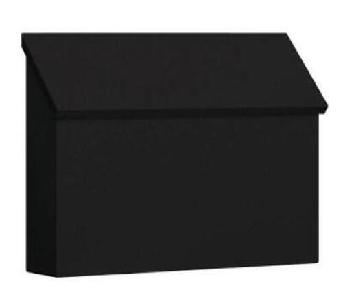 DESCRIPTION: (1) TRADITIONAL MAILBOX BRAND/MODEL: SALSBURY/4610BLK INFORMATION: GALVANIZED STEEL/WALL-MOUNT RETAIL$: 73.82 SIZE: 3.5"D X 14.5"W X 10.5
