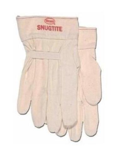 DESCRIPTION: (2) PACKS OF (12) SNUGTITE COTTON CANVAS GLOVES BRAND/MODEL: BOSS/699 INFORMATION: NATURAL/FORMFITTING DESIGN RETAIL$: 43.50 PER PK OF 12