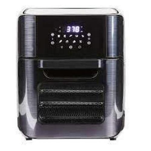 DESCRIPTION: (1) HOME AIR FRYER BRAND/MODEL: POWERXL INFORMATION: BLACK RETAIL$: 100 SIZE: 12 QT QTY: 1