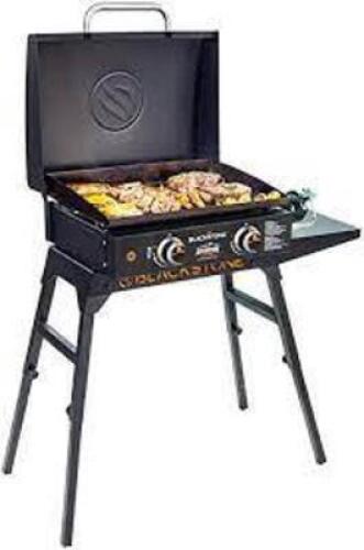 DESCRIPTION: (1) TABLETOP GRIDDLE WITH HOOD BRAND/MODEL: BLACKSTONE #B08FYVFLJ5 INFORMATION: BLACK RETAIL$: 228 SIZE: 22" QTY: 1