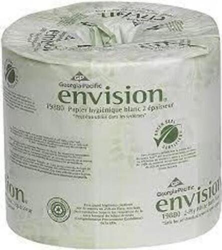 DESCRIPTION: (1) CASE OF APPROX (80) ROLLS OF TOILET PAPER BRAND/MODEL: ENVISION RETAIL$: $80.00 EA QTY: 1
