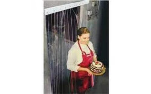 DESCRIPTION: (1) WALK-IN COOLER DOOR STRIPS BRAND/MODEL: CURTONIZER INFORMATION: CLEAR RETAIL$: 120 SIZE: 40X80 QTY: 1