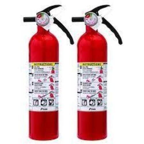DESCRIPTION: (2) FIRE EXTINGUISHER BRAND/MODEL: KIDDE #1A10BC INFORMATION: RED RETAIL$: $29.98 TOAL SIZE: 2.5 LB QTY: 2
