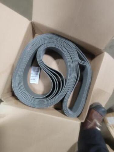 DESCRIPTION: (1) CASE OF APPROX (10) ABRASIVE BELT WITH SCOTCH BRITE BRAND/MODEL: 3M RETAIL$: $50.00 EA SIZE: MUST COME INSPECT QTY: 1