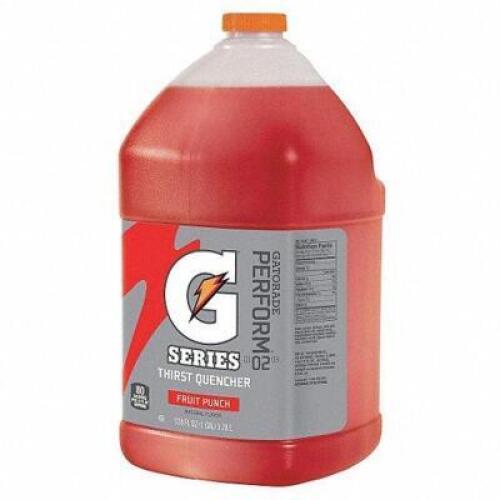 DESCRIPTION: (3) SPORTS DRINK MIX LIQUID CONCENTRATE BRAND/MODEL: GATORADE #2AF76 INFORMATION: FRUIT PUNCH RETAIL$: $17.32 EA SIZE: 1 GAL QTY: 3