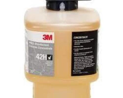 DESCRIPTION: (2) DISINFECTANT CLEANER CONCENTRATE BRAND/MODEL: 3M 42H RETAIL$: $15.00 EA SIZE: 2L QTY: 2