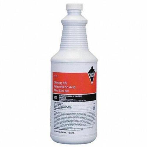 DESCRIPTION: (5) TOILET BOWL CLEANER BRAND/MODEL: TOUGH GUY #2LEF7 INFORMATION: MINT FRAGRANCE RETAIL$: $4.17 EA SIZE: 32 OZ QTY: 5