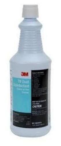 DESCRIPTION: (6) TB QUAT DISINFECTANT BRAND/MODEL: 3M INFORMATION: RETAILS FOR $9.00 RETAIL$: 1 QT SIZE: SOLD BY THE PIECE QTY: 6