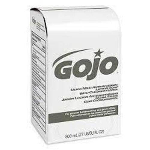 DESCRIPTION: (2) ULTRA MILD ANTIMICROBIAL LOTION SOAP BRAND/MODEL: GOJO RETAIL$: $20.00 EA SIZE: 800 ML QTY: 2