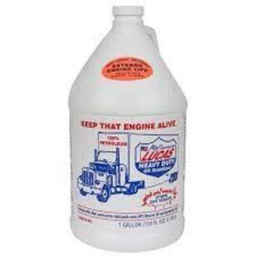 DESCRIPTION: (2) HEAVY DUTY OIL STABILIZER BRAND/MODEL: LUCAS AI INNOVATIONS RETAIL$: $28.94 EA SIZE: 1 GALLON QTY: 2