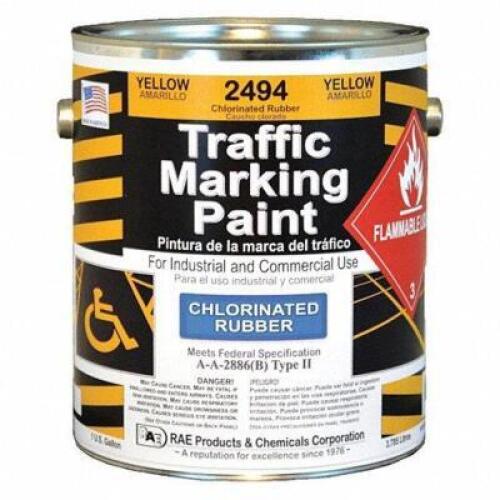 DESCRIPTION: (1) TRAFFIC STRIPING ENAMEL BRAND/MODEL: RAE #3EHG7 INFORMATION: YELLOW RETAIL$: $100.00 EA SIZE: 1 GALLON QTY: 1