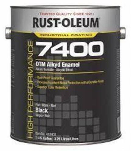 DESCRIPTION: (1) ALKYD ENAMEL BRAND/MODEL: RUST-OLEUM 7400 INFORMATION: FLAT BLACK RETAIL$: $150.00 EA SIZE: 1 GALLON QTY: 1