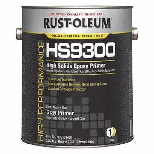 DESCRIPTION: (1) HIGH SOLIDS EPOXY PRIMER BRAND/MODEL: RUST-OLEUM HS9300 INFORMATION: GRAY RETAIL$: 140 SIZE: 1 GALLON QTY: 1
