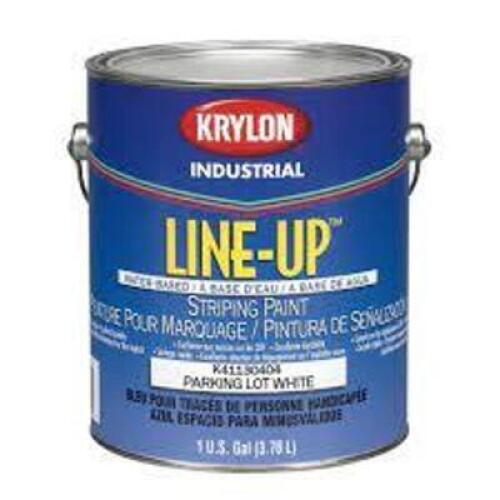 DESCRIPTION: (1) STRIPING PAINT BRAND/MODEL: KRYLON #38EL51 INFORMATION: WHITE RETAIL$: $50.00 EA SIZE: 1 GALLON QTY: 1