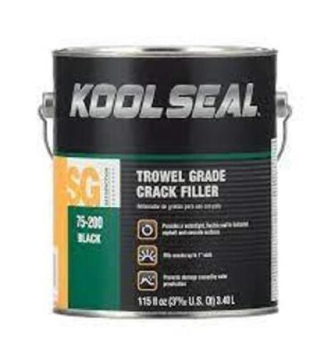 DESCRIPTION: (2) TROWEL GRADE CRACK FILLER BRAND/MODEL: KOOL SEAL #TROWEL GRADE CRACK FILLER RETAIL$: $100.00 EA SIZE: 1 GALLON QTY: 2