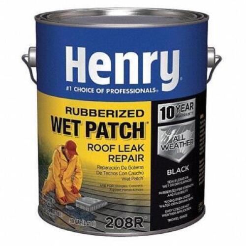 DESCRIPTION: (1) ROOF LEAK REPAIR BRAND/MODEL: HENRY #40P298 INFORMATION: BLACK RETAIL$: $27.53 EA SIZE: 1 GALLON QTY: 1