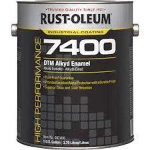 DESCRIPTION: (1) DTM ALKYD ENAMEL BRAND/MODEL: RUST-OLEUM #7400 INFORMATION: SAFETY YELLOW RETAIL$: $184.26 EA SIZE: 1 GALLON QTY: 1