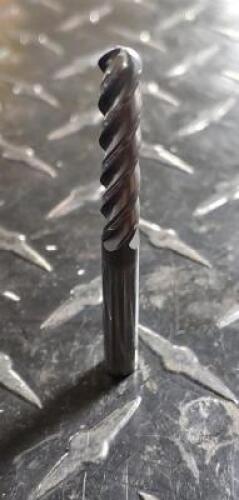 DESCRIPTION: (2SOLID CARBIDE BALL END MILLS BRAND/MODEL: ISCAR EBKI.25E1.125-4C.25CF T2.5 RETAIL$: $ 127,87 EA SIZE: 1/4" DIA 1-1/8" LOC QTY: 2
