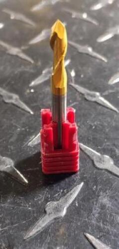 DESCRIPTION: (1) SOLID CARBIDE DRILL MILL BRAND/MODEL: MELIN TOOL CO. AMG-606-DPTiN RETAIL$: 21.62 SIZE: 3/16" DIA QTY: 1