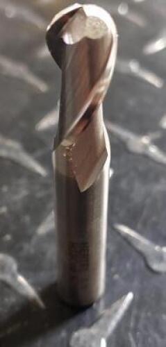 DESCRIPTION: (1) HSSCo BALL END MILL BRAND/MODEL: HERTEL 84509975 RETAIL$: 38.29 SIZE: 3/8" DIA 3/4" LOC QTY: 1