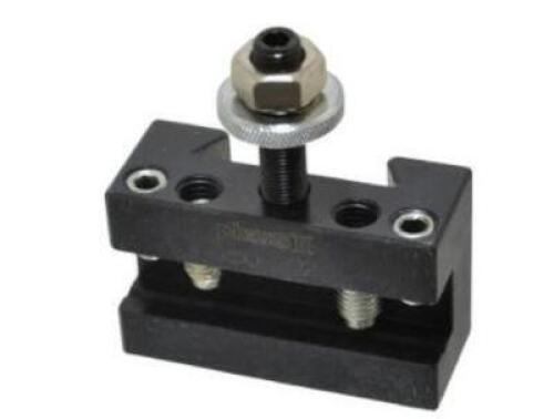 DESCRIPTION: (1) SERIES BXA #2 BORING, TURNING AND FACING TOOL POST HOLDER BRAND/MODEL: PHASE II 09043316 RETAIL$: 100.82 SIZE: 10 TO 15 " LATHE SWING