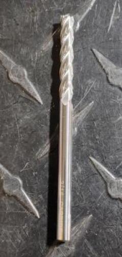 DESCRIPTION: (1) SOLID CARBIDE SQ. END MILL BRAND/MODEL: HERTEL 88246038 RETAIL$: 23.17 SIZE: 3/16" DIA 1-1/8" LOC QTY: 1