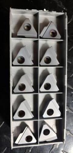 DESCRIPTION: (30) SOLID CARBIDE GROOVING INSERTS BRAND/MODEL: ISCAR XNUW 20-2594 RETAIL$: $ 19.88 PER INSERT QTY: 30