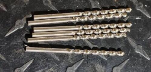 DESCRIPTION: (6) HSS JOBBER DRILL BRAND/MODEL: CLEVELAND C03007 RETAIL$: 20.88 SIZE: #25 QTY: 6