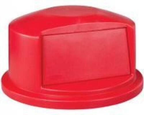 DESCRIPTION: RUBBERMAID DURMOLD DOME TOP TRASH CAN LID -NEW BRAND / MODEL: RUBBERMAID 2647-88 LOCATION: BAY 6 QTY: 1