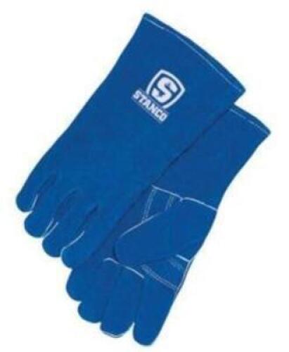 DESCRIPTION: (3) PAIRS OF WELDING GLOVES BRAND/MODEL: STANCO #S-250 INFORMATION: BLUE RETAIL$: $72.00 EA SIZE: SIZE XL QTY: 3
