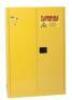 DESCRIPTION: (1) FLAMMABLE LIQUID CABINET BRAND/MODEL: EAGLE/1947X INFORMATION: YELLOW/2-DOOR/CAPACITY: 45 GAL/DAMAGED, SEE FOR INSPECTION RETAIL$: 1, - 2