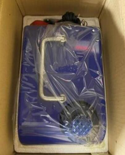 DESCRIPTION: (1) ELECTRIC HYDRAULIC AUTO JACK INFORMATION: MULTI-PURPOSE/BLUE RETAIL$: 19.95 SIZE: 14 LBS QTY: 1