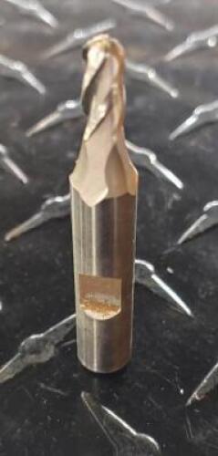 DESCRIPTION: (1) COBALT BALL END MILL BRAND/MODEL: MELIN TOOLS CC-1208 B RETAIL$: $52.64 SIZE: 7/32" DIA 3/8" SD QTY: 1