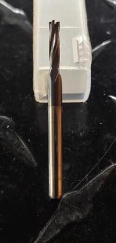 DESCRIPTION: (1) SOLID CARBIDE COUNTERBORE BRAND/MODEL: HARVEY TOOL 42097204 RETAIL$: $70.55 SIZE: 0.0938" CUT DIA, 1/8" SHANK DIA QTY: 1
