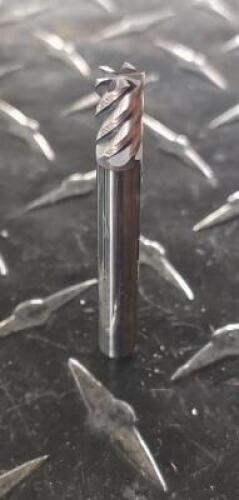 DESCRIPTION: (1) SOLID CARBIDE SQ. END MILL BRAND/MODEL: ACCUPRO 00052597 RETAIL$: $30.15 SIZE: 1/4"DIAM 3/8" LOC QTY: 1