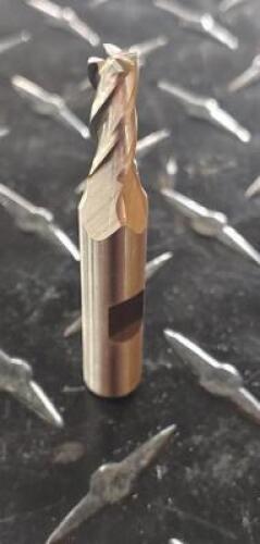 DESCRIPTION: (1) COBALT SQ. END MILL BRAND/MODEL: HERTEL 74128323 RETAIL$: $ 19.47 EA SIZE: 6mm DIA 5/8" LOC 3/8" SD QTY: 1