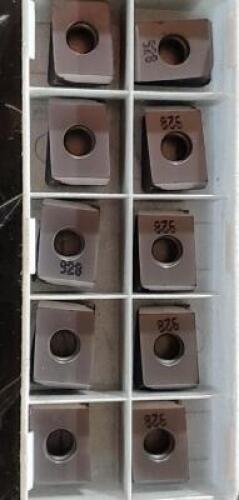 DESCRIPTION: (10) CARBIDE MILLING INSERTS BRAND/MODEL: ISCAR HTP LNHT 16061.2X45ER IC928 RETAIL$: $ 43.97 PER INSERT QTY: 10