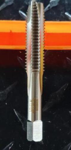DESCRIPTION: (1) HSS SPIRAL POINT PLUG CHAMFER TAP BRAND/MODEL: HERTEL 02390078 RETAIL$: $29.20 SIZE: 1/2-13 UNC QTY: 1