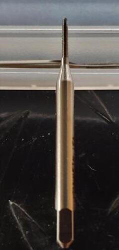 DESCRIPTION: (2) HSS PLUG CHAMFER SPIRAL POINT TAP BRAND/MODEL: KENNAMETAL 4130422 RETAIL$: $ 19.86 EA SIZE: #0-80 UNF QTY: 2