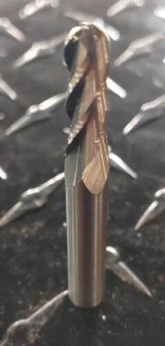 DESCRIPTION: (1) SOLID CARBIDE BALL END MILL BRAND/MODEL: HERTEL 88246484 RETAIL$: $36.09 SIZE: 17/64" DIA 3/4" LOC 5/16" SD QTY: 1