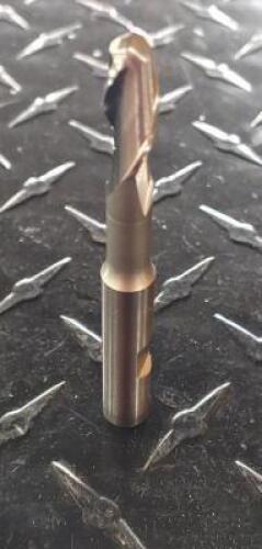 DESCRIPTION: (1) HSS BALL END MILL BRAND/MODEL: HERTEL 84509793 RETAIL$: $41.79 SIZE: 5/16" DIA 3/4" LOC 3/8" SD QTY: 1